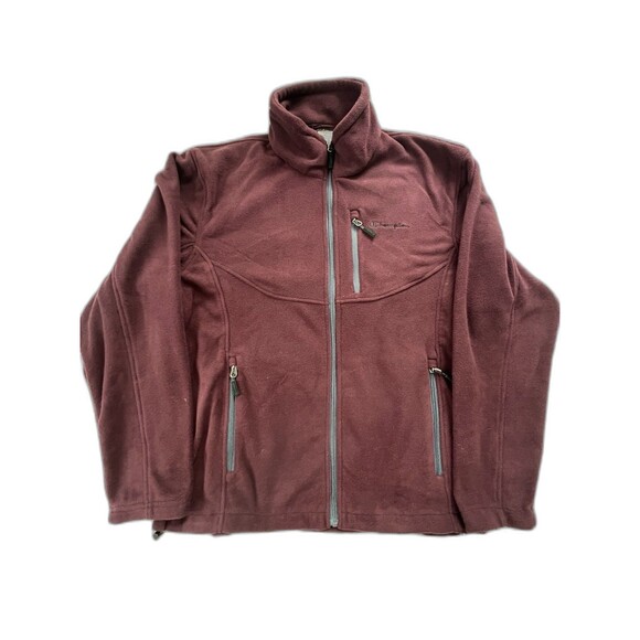 Champion Performance Men’s Dark Mulberry Full Zip Fleece Jacket Size M New Tags - Picture 1 of 10